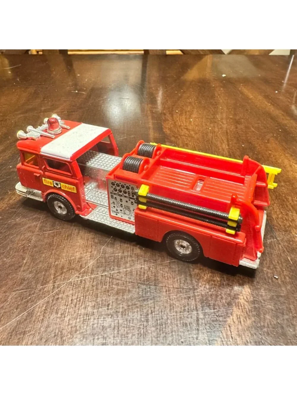 Two Corgi Fire Engines Die Cast Mack Fire Pumper & Snorkel